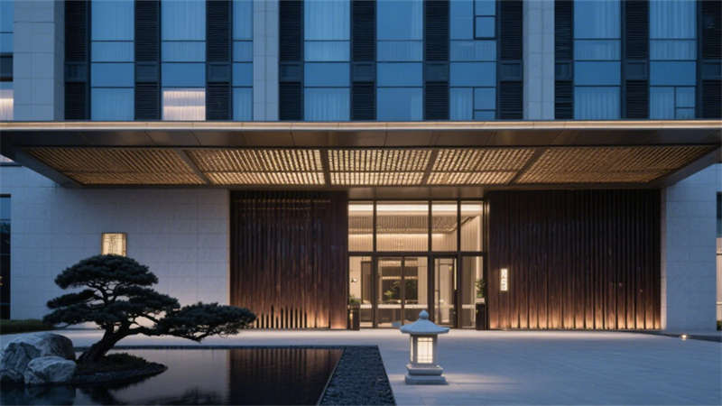 合肥3000㎡現(xiàn)代東方風格酒店的空間敘事：隱逸東方，當代棲居